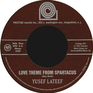 新品 7” ★ ヌジャベス The Final View ネタ Yusef Lateef - Love Theme From Spartacus ★ アナログ レコード muro kiyo koco nujabes