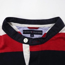 TOMMY HILFIGER ヘンリーネックカットソー M トリコカラー_画像4