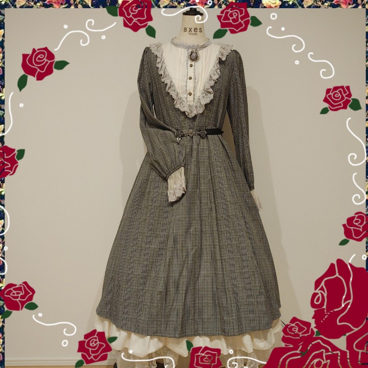 値下げしていきます metamorphose 薔薇の花嫁ドレス+ハーフボンネット
