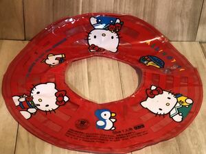 新品　未使用　当時物　Sanrio サンリオ　タカラ　Hello kitty ハローキティ　vintage retoro 古い　昔の　昭和レトロ　浮き輪 浮輪 うき