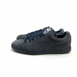 s■【24cm】プーマ/PUMA SUEDE CLASSIC MATT&SHINE スニーカー 359028■紺/LADIES/49【中古】