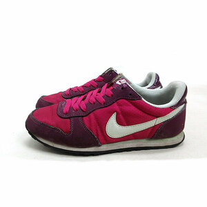 y■【23cm】ナイキ/NIKE GENICCO ジニコ ナイロンスニーカー■紫LADIES/62【中古】