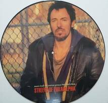 Bruce Springsteen　ブルース・スプリングスティーン　Streets Of Philadelphia 　UK盤 限定 ピクチャーディスク 12”シングルレコード_画像1