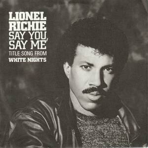 美盤　Lionel Richie　 ライオネル・リッチー　 Say You, Say Me　1985年 ドイツ盤７”シングルレコード