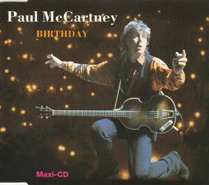 Paul McCartney　ポール・マッカートニー　Birthday　ドイツ盤 CDシングル　：　Beatles　ビートルズ
