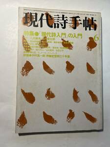 ＜Y1071＞現代詩手帖　特集 「現代詩入門」の入門　1980年6月号 第23巻第6号