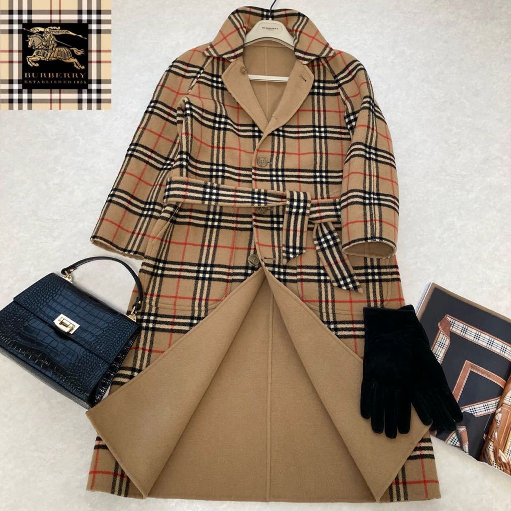 15960円 【日本限定モデル】 バーバリー リバーシブル ショートコート BURBERRY オールドバーバリー ピーコート