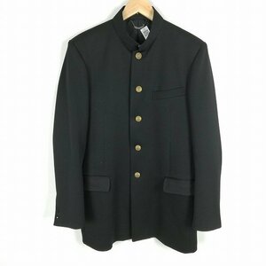 学生服 学ラン 185Y 男子 上着 変形学生服 詰襟 カシドス 黒 中古 ランクB a3 JJ4918