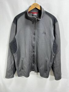 ■ 11年製 THE NORTH FACE TKA stealth 裏地 フリース フルジップ ジャケット グレー サイズL 古着 ノースフェイス アウトドア レジャー ■