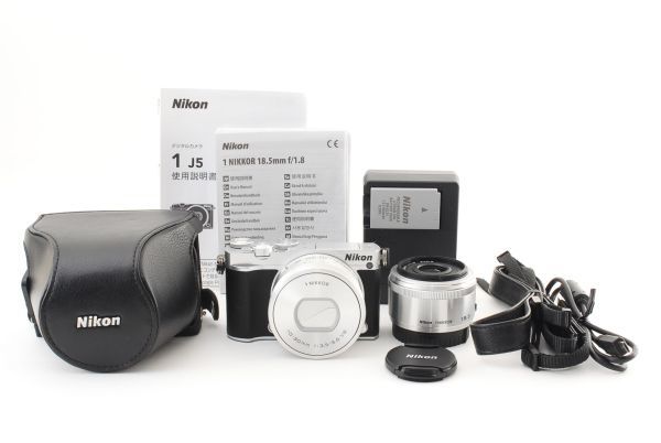 Nikon 1 J5 ダブルレンズキット シルバー デジタルカメラ カメラ 家電