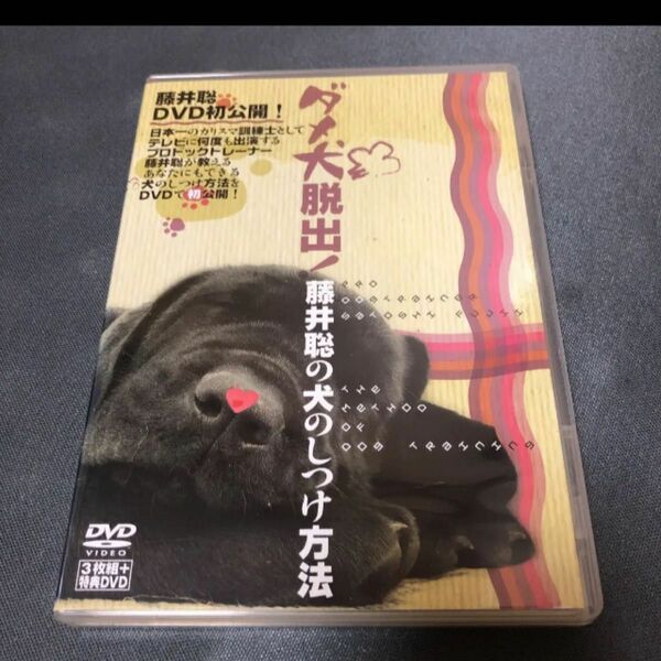 DVD「ダメ犬脱出！藤井聡の犬のしつけ方法」