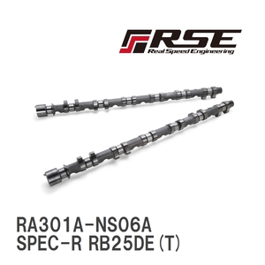 【RSE/リアルスピードエンジニアリング】 カムシャフトセット SPEC-R RB25DE(T) NVCS R33前期 272-10.25 ソリッド [RA301A-NS06A]