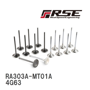 【RSE/リアルスピードエンジニアリング】 レーシングバルブセット 4G63 [RA303A-MT01A]