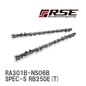 【RSE/リアルスピードエンジニアリング】 カムシャフトセット SPEC-S RB25DE(T) NVCS R33後期 258-8.50 [RA301B-NS06B]