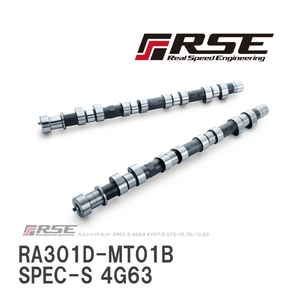 【RSE/リアルスピードエンジニアリング】 カムシャフト SPEC-S 4G63 EVO9 IN 272-10.70 [RA301D-MT01B]