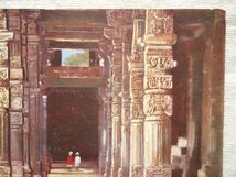 【絵葉書1枚】 Colonnade, Hindoo Pillars, Kutub Minar - DELHI /Raphael Tuck & Sons OILETTE /列柱 建築 ヴィンテージ 33-1_画像4