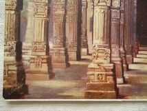 【絵葉書1枚】 Colonnade, Hindoo Pillars, Kutub Minar - DELHI /Raphael Tuck & Sons OILETTE /列柱 建築 ヴィンテージ 33-1_画像5