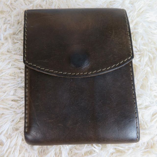 人気の中古品 未使用 ryu リュウ L字ファスナー 長財布 レッド