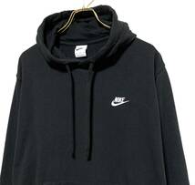 NIKE クラブ フレンチテリー フーディー（XXL）2XL 黒 ナイキ NSW ビッグ サイズ スウェット パーカー 裏毛_画像3