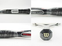 中古 テニスラケット ウィルソン K プロ チーム 100 (G2)WILSON K PRO TEAM 100_画像3