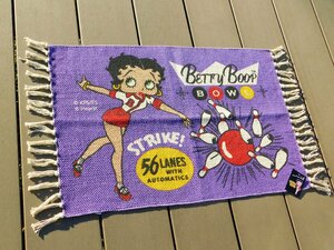 * бесплатная доставка *[beti Chan хлопок коврик ]*{Betty Boop*BOWL}beti*b-p лиловый bo- кольцо фиолетовый 