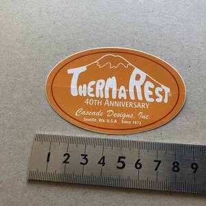  free shipping * prompt decision Thermarest sticker *sa-ma rest seal decal outdoor camp 