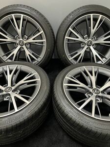 美品 245/45RF20 275/40RF20 BRIDGESTONE/TURANZA T005 18年製 レクサス LC 純正 20インチ 8.5J 9.5J ＋25 120 5H