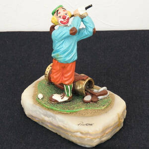 Art hand Auction Figura de payaso Vintage Ron Lee [Golf] Artículos de interior/accesorios de tienda (pantalla) AL-5004, Artículos hechos a mano, interior, bienes varios, ornamento, objeto