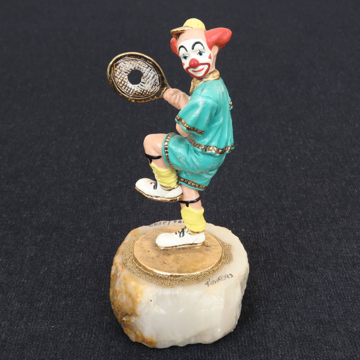 Vintage Ron Lee Clown Figur [Tennis] Innenausstattung/Ladenausstattung (Ausstellung) AL-5006, Handgefertigte Artikel, Innere, Verschiedene Waren, Ornament, Objekt