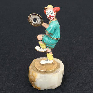 Art hand Auction 复古 Ron Lee 小丑雕像 [网球] 室内装饰品/店铺摆设 (展示) AL-5006, 手工制品, 内部的, 杂货, 装饰品, 目的