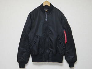 ■ALPHA INDUSTRIES アルファ■MA-1 フライト ジャケット■メンズ XS ブラック 黒 TA1105-8001■ミリタリー ボンバー ブルゾン USAF