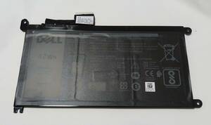 DELL Inspiron 13 用 バッテリー WDX0R 11.4v 42Wh 3500mAh　充放電確認 中古品 送料無料