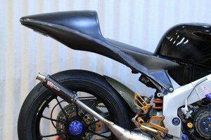 T2Racing シートカウル TYPE-2 ストリートタイプ FRP製 [ 黒ゲル ] 【 フロントポジション 】MC21・28 NSR250R