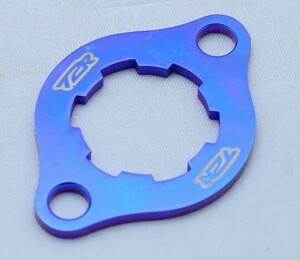  fixing plate [ blue ] NSR250R T2Racing titanium plate 