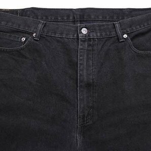 ★メキシコ製 Levi'sリーバイス 505 ブラック デニムパンツ w42 L32★SDP1708 ジーンズ ストレート オーバーサイズ ビッグサイズの画像4