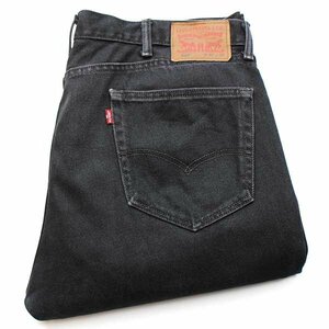 ★メキシコ製 Levi'sリーバイス 505 ブラック デニムパンツ w40★SDP1661 ジーンズ ストレート ビッグサイズ