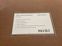 NISI NANO IR ND1000 (3.0) 150×150mm 角型フィルター NDフィルター_画像4