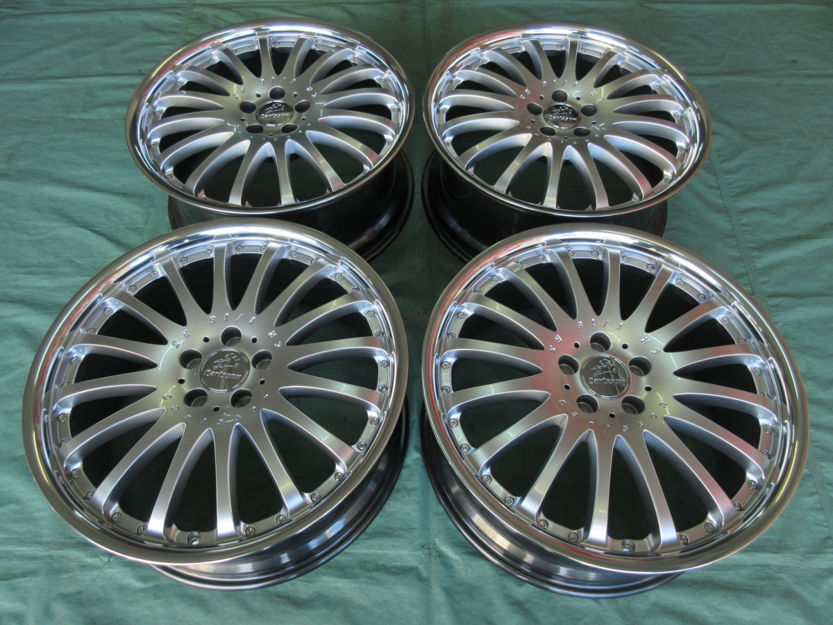 再塗装 美品 AUDI アウディ A8 4H 純正 中古ホイール 4本 9J 21