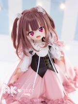 【AK*doll】DDH-01 カスタムヘッド 開口 SWセミホワイト デカールアイ付き_画像4