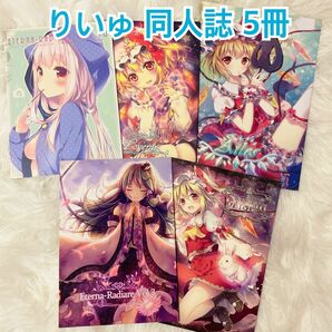 えてるな りいちゅ フルカラー ラフ イラスト集 5冊セット フランドール fate まとめ売り 同人誌 コミケ 会場限定