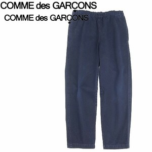 ◆COMME des GARCONS コムコム コムデギャルソン 製品染め コットン イージー パンツ 紺 ネイビー M