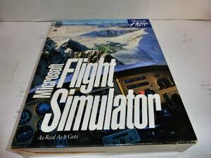 1993年発売　Microsoft製 Flight Simulator 英語版