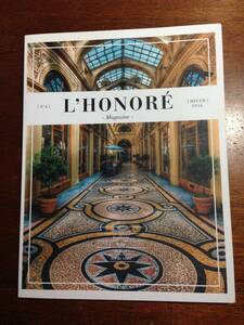 L'honore Magazine No.4 2016 フランスの雑誌 chanel paul smith jean patou piaget christian lacroix