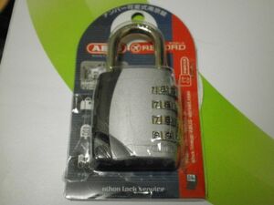 THE 4 NUMBER SECURITY LOCK TOUGHED MODEL ABUS 40MM NO1 CLICKPOST164