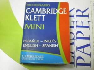 Diccionario Cambridge Klett Mini Espaol-Ingls/English-Spanish 2004/4/8 NOT INNER CHECKED COMPACT HANDY