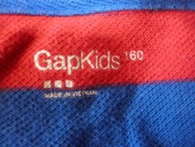 ＵＳＥＤ キッズ GAPKids ポロシャツ サイズ１６０ 青/赤色_画像5