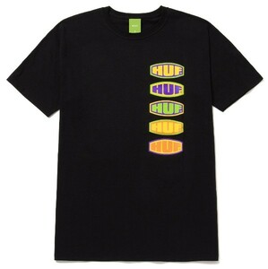 HUF*ハフ*US:XXL[ACME]ブラック/プリント半袖Tシャツ