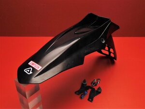 100【評価A】 ハスクバーナ TE350 実動 社外 ACERBIS アチェルビス フロント フェンダー 200000637 200000636 黒ブラック