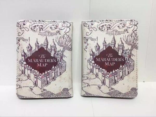 【匿名&補償付き配送】ハリーポッター マローダーの地図 デザイン パスポート / Harry Potter Marauder's map designed passport 