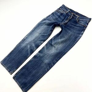 日本製 ☆ リーバイス ☆ LEVIS 502 綺麗なインディゴ◎ デニムパンツ ジーンズ W31 定番 アメカジ ストリート 古着MIX 502-03■Ja5635